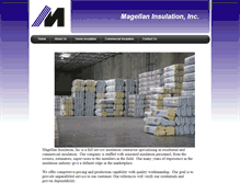 Tablet Screenshot of magellaninsulation.com